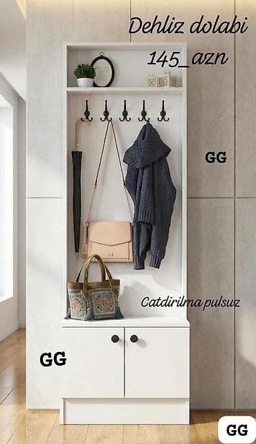 Yeni və Sifarişlə Dehliz dolabi 145_azn Ölçü 200×35×80 sm