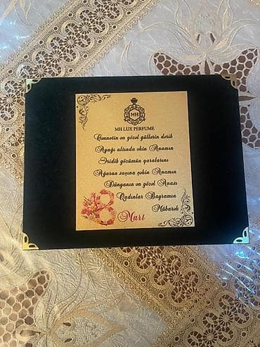 Ev saatları: MH Lux Perfume hədiyyə dəsti - Brend: MH Lux Perfume - Tematik — 1