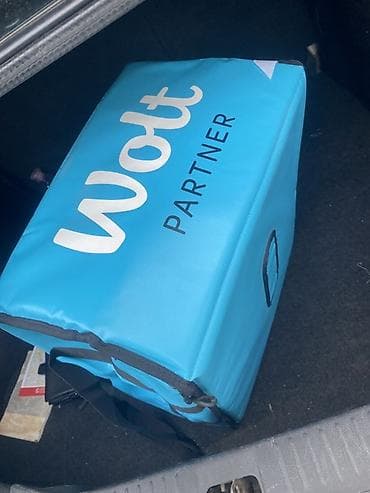 Холодильное оборудование: Wolt Partner termo çatdırılma çantası - Rəng: açıq mavi, Wolt Partner — 2