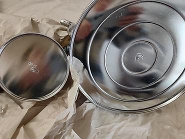 dem çayniki: Rəng - Gümüşü, Dəm caydanı, Paslanmayan polad — 2