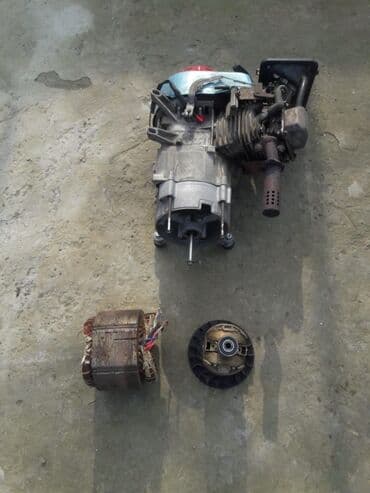 benzinlə işləyən generator: Qenerator motoru,işləkdir, ətraflı məlumat elanda olan nömrənin — 2