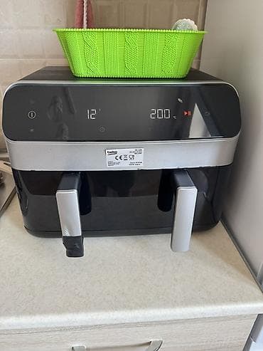 Beko iki bölməli hava fritözü (air fryer) - Marka/model: Beko. Ön