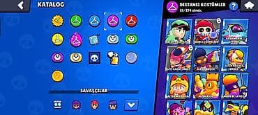 Искусство и коллекционирование: Brawl Stars hesabı – yüksək səviyyəli kolleksiya - Kupa yolu: 23 679 — 4