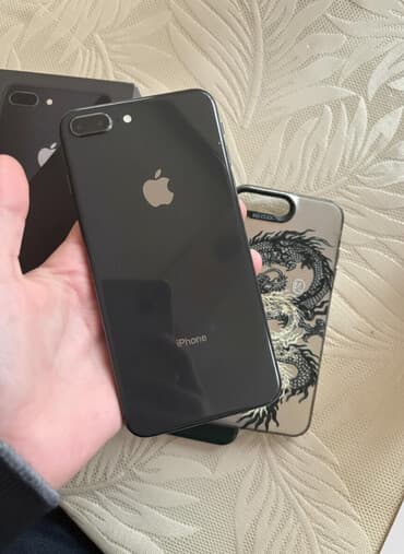 IPhone 8 Plus, 256 GB, Qara, Barmaq izi