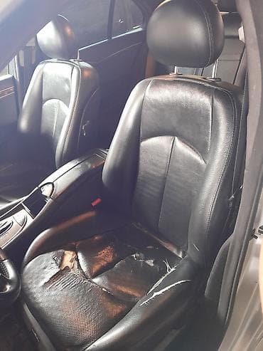 Mersedes-Benz W211 üçün orijinal salon dəri oturacaqları komplekti -