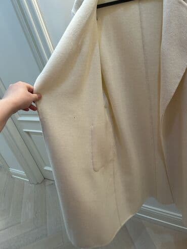 hamile geyim: Пальто кашемир 100% Айвори. Размер написано л но маломерки на с м — 9