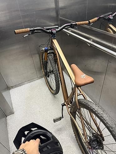 aurus bicycle: 29 luq Alminum Rama Slx 4 piston arxa Arxa 203 Rotor pastafka İle — 6