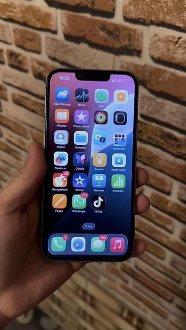 iphone 14 ucuz: IPhone 14, Mavi, Sənədlərlə, Zəmanət, Face ID — 3