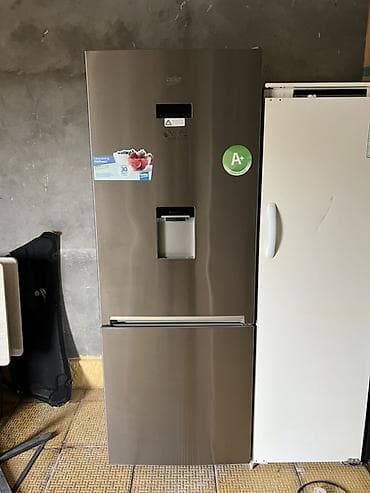 ıkıncı el soyuducu: 2 qapılı Beko Soyuducu Satılır, rəng - Gümüşü, Dispenserli — 1