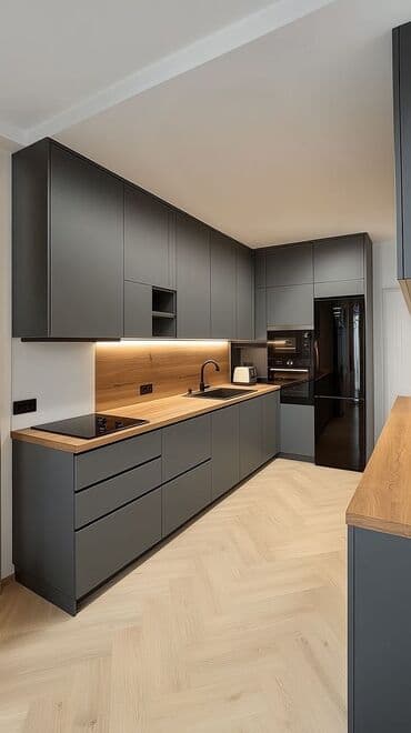 Sifarişlə mətbəx dəsti, Özü çəkən petlələr, MDF