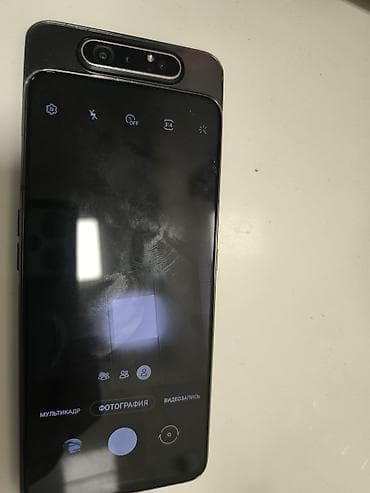 samsung a 80: Samsung Galaxy A80, 128 GB, rəng - Qara, Barmaq izi — 2