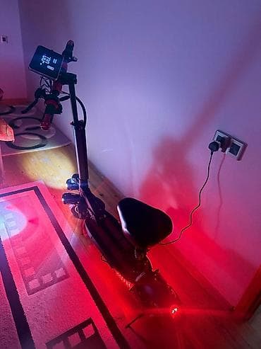 suktur: Elektrik skuter – güclü işıqlandırma və rahat oturacaqlı — 2
