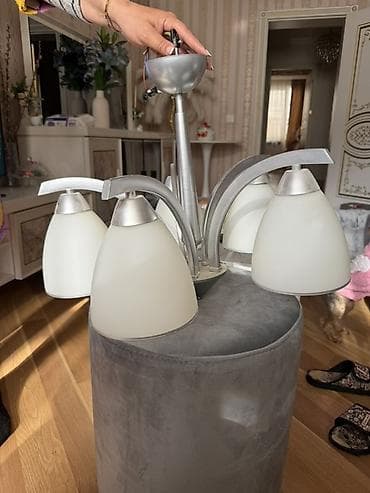 Çılçıraq, 5 lampa, Metal