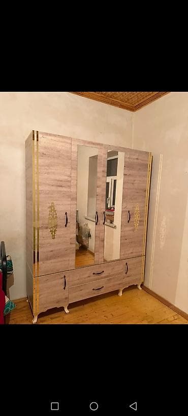 ofis dolab: 5 qapı, Güzgülü, Digər rəng, Digər material, Açılan, Düz dolab — 3