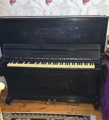 gitara sim: Upright piano – “Rammstein” (korpus üzərində yazı: Rammstein). - — 2