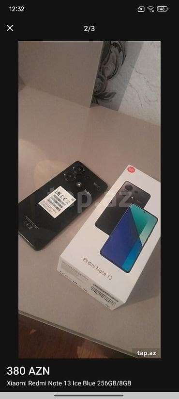 playstation 3 servis: Redmi Note 13, 256 GB, rəng - Qara, Sənədlərlə — 3