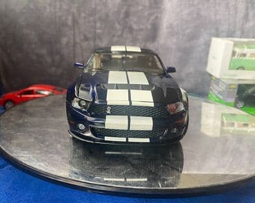 metbex tavan modelleri: Коллекционная модель Ford Mustang Shelby GT500 blue with white stripe — 10