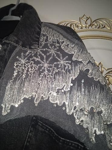 kolej jaket: Qadınlar üçün cazibədar cins gödəkçə dəsti.Cox az geyinilib,yeni — 3