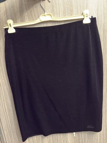 юбки карандаш с завышенной талией: Qələm ətək – klassik qara - Rəng: qara - Kəsim: düz/qələm siluet — 2