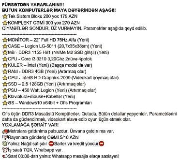 pubg lite hileli: FÜRSƏTDƏN YARARLANIN!!! BÜTÜN KOMPÜTERLƏR MAYA DƏYƏRİNDƏN AŞAĞI!! ⭐Tək — 2