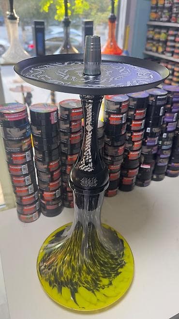 aroma diffuzor: Nargilə (şahmatlı şüşə kolbalarla, dizaynlı gövdə) - Modern, kompakt — 7