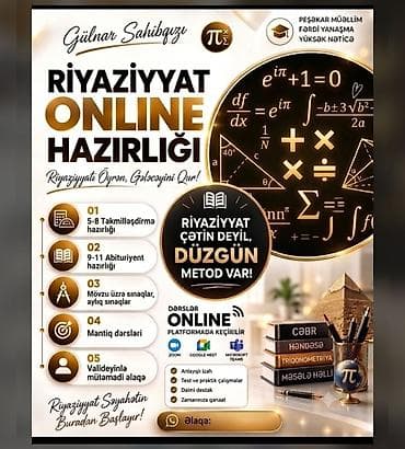 Repetitor, Riyaziyyat, Abituriyent hazırlığı