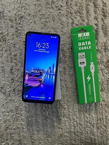telefon samsuq: Redmi Note 9, 64 GB, rəng - Boz, Barmaq izi, Face ID — 3