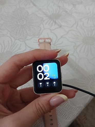 smart watch 2030 c003: Smart saat(redmi watch 2lite) – kvadrat ekranlı, silikon bej — 2