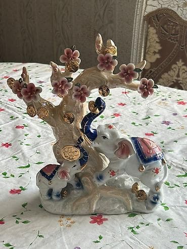 Fiqur, Keramika, rəng - Ağ — 1