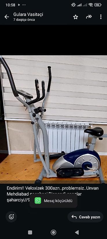 Велосипеды: Endirim!! Veloxizek 300azn. problemsiz. Unvan Mehdiabad — 1