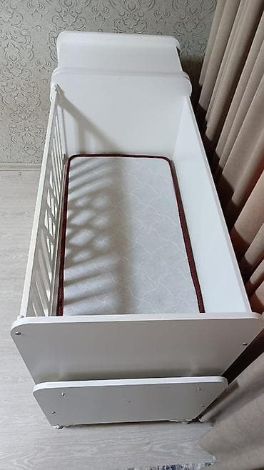 kixna mebeli: Oğlan və qız üçün, İşlənmiş, Dördbucaq, Beşik, Dəst ilə, Matras ilə, Yellənmə mexanizmsiz — 5