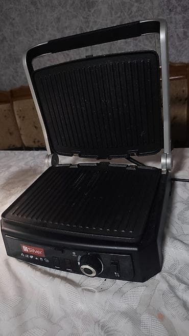 tost makinesi: Qril Silver, rəng - Qırmızı, Yeni, Pulsuz çatdırılma — 2