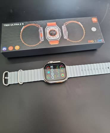 zoom kamera: İşlənmiş, Smart saat, Sensor ekran, rəng - Ağ — 1