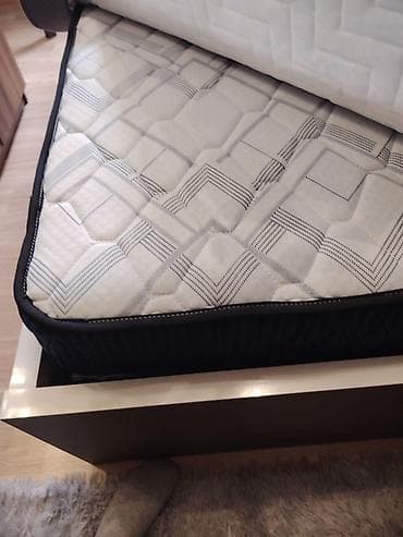 İki nəfərlik çarpayı və döşək dəsti - Ölçü: 160x200 sm (şəkillərə — 2