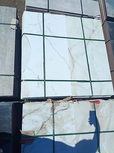 keramoqranit döşəmə: Keramik plitələr – iri ölçülü, mərmər naxışlı - Material: keramik - — 3