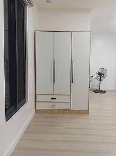 rr mebel: 3 qapılı, Güzgülü, Ağ, Taxta, Açılan, Düz dolab — 7