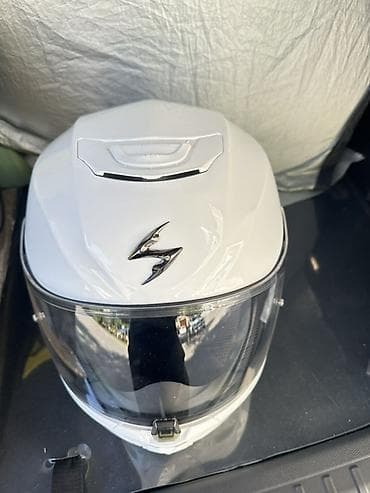 Nəqliyyat: Scorpion integral motosiklet dəbilqəsi – ağ rəng XL - Brend/model — 3