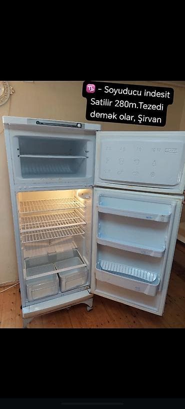 utu isi tap az: Indesit iki qapılı soyuducu - Üstdə dondurucu bölmə, altda soyuducu — 1