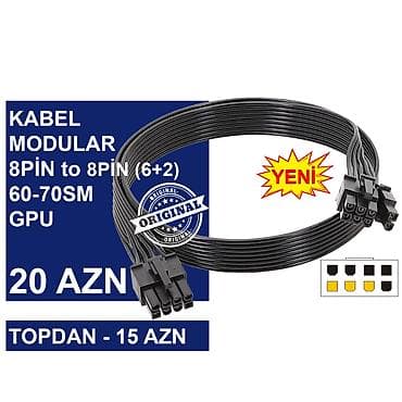 kamera wi fi: Kabellər "8PİN MALE to 8PİN MALE Original” MƏHSULLAR TAM ORİGİNALDIR — 7