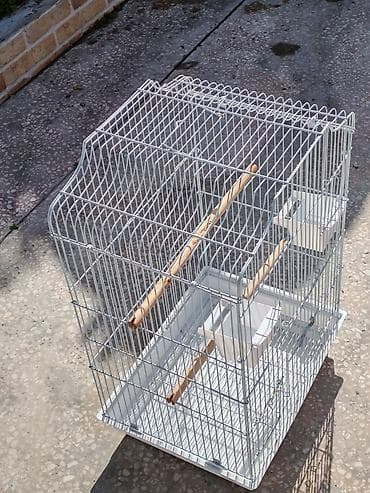 Heyvanlar üçün mallar: Qəfəs böyükdür, cüt korella saxlamaq üçün əlverişlidir. Quş qəfəsi – — 3