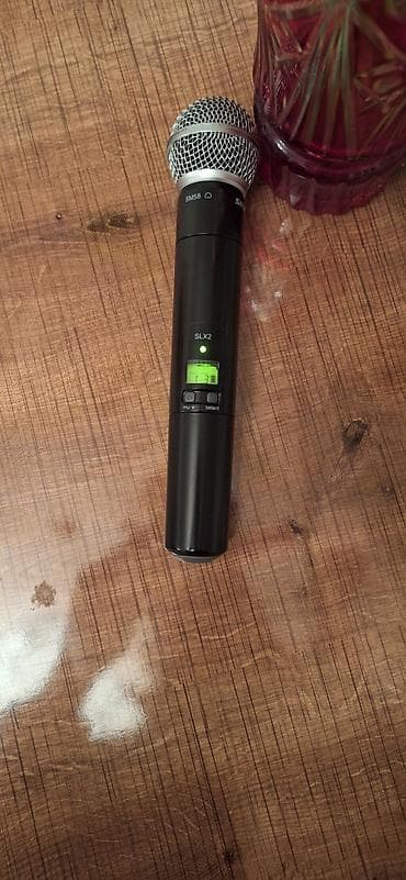 Shure SLX2/SM58 simsiz mikrofon Originaldı təkdi R5 800-820 Dalğa