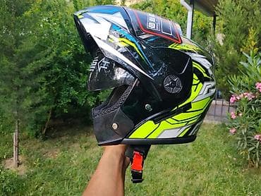 Moto geyim: Moto debilge çenesi açılan. Ölcü Xl - 60-61 sm. Tezedi karobkada — 7