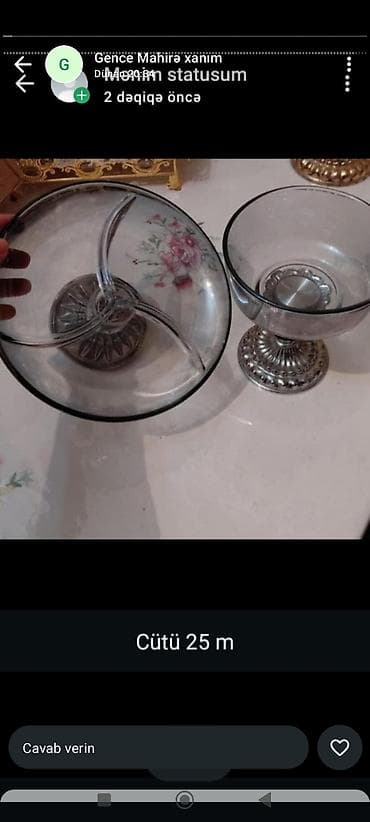 Supnisa ve boşqablar dest 35 manat vp aktivdir zəhmət olmasa yazın