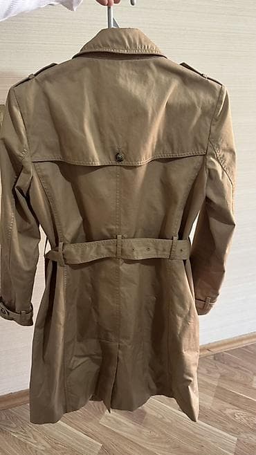 eau de parfum: Massimo Dutti trençkot - Rəng: klassik bej - Model: ikiqat sıraya — 2