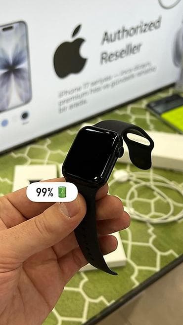 apple watch 44: Smart saat, Apple, Sensor ekran, rəng - Qara — 8