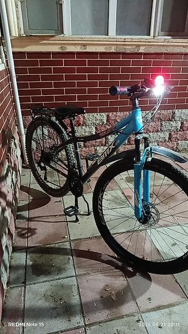 velesebetler: Dağ velosipedi BMX GTR mat qara/göy rəng -29 ÖLÇÜ TƏCİLİ SATILIR — 3