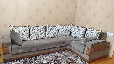 divan olcusu: Künc divan, İşlənmiş, Açılan, Bazalı, Parça, Çatdırılma yoxdur — 3