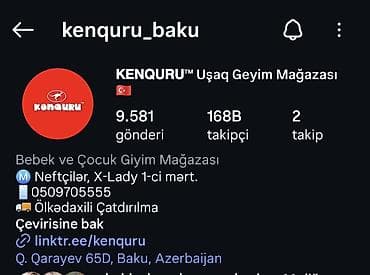 Uşaqlar üçün digər geyimlər: 📣 11 ildir hər kəsin sevgisini və güvənini qazanan Kenquru Uşaq — 1
