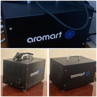 Aromart brendinə məxsus qara rəngli aroma difuzer. Məhsul möhkəm və