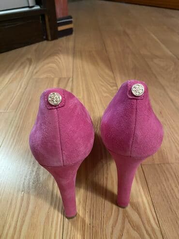 женские толстовки на молниями: Туфли, Guess, Размер: 36, цвет - Розовый, Новый — 3